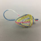 Japanese Silk Clam Shell Charm Kimono Cover Vtg Handmade Ornament JB9