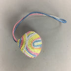 Japanese Silk Clam Shell Charm Kimono Cover Vtg Handmade Ornament JB9