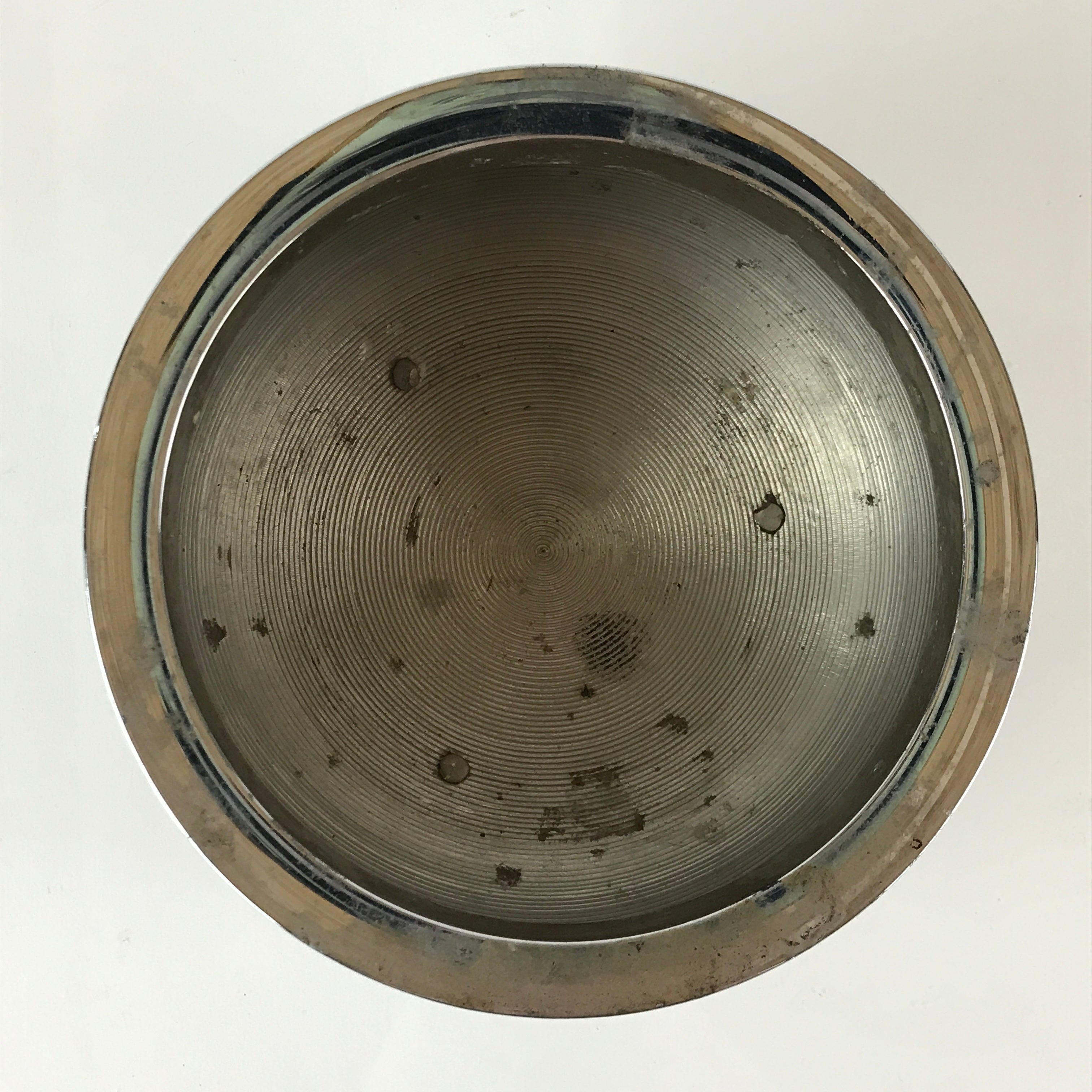 Japanese Silver Incense Burner Koro Vtg Buddhist Alter Fitting Butsugu BU771