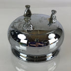 Japanese Silver Incense Burner Koro Vtg Buddhist Alter Fitting Butsugu BU771