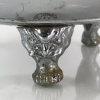 Japanese Silver Incense Burner Koro Vtg Buddhist Alter Fitting Butsugu BU771
