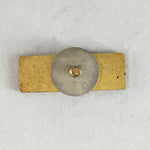 Japanese Small Badge Lapel Pin Vtg Metal Brooch School Pin Piano Rectangle J719