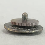 Japanese Small Badge Lapel Pin Vtg Metal School Brooch Kanji Round J788