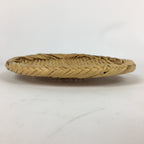 Japanese Small Bamboo Basket Vtg Natural Round Kago Zaru 19 cm Wide B178
