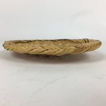 Japanese Small Bamboo Basket Vtg Natural Round Kago Zaru 19 cm Wide B178