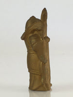 Japanese Small Figurine Bishamonten 7 Lucky Gods Metal Statue Paperweight JK382