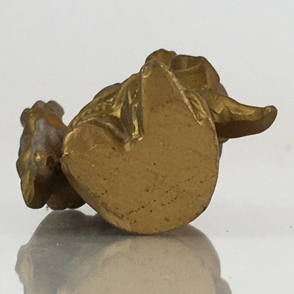 Japanese Small Figurine Bishamonten 7 Lucky Gods Metal Statue Paperweight JK382