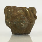 Japanese Small Figurine Vtg Ebisu 7 Lucky Gods Metal Statue Paper Weight JK381