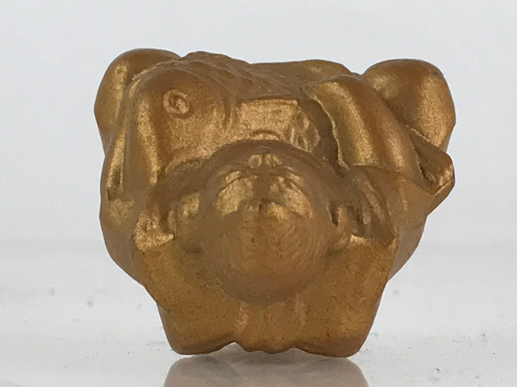Japanese Small Figurine Vtg Ebisu 7 Lucky Gods Metal Statue Paperweight JK423
