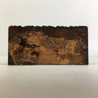 Japanese Small Wood Figurine Vtg Woodcraft Ebisu Black Okimono JK318