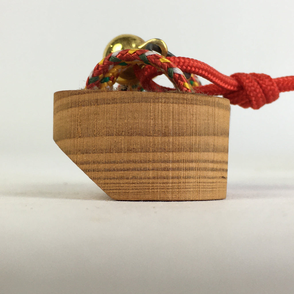 Japanese Small Wood Figurine Vtg Woodcraft Wooden Clogs Strap JK319