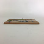 Japanese Small Wooden Plaque Ema Vtg Shinto Prayers Whishes Hanging Shrine JK233
