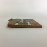 Japanese Small Wooden Plaque Ema Vtg Shinto Prayers Whishes Hanging Shrine JK233