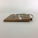 Japanese Small Wooden Plaque Ema Vtg Shinto Prayers Whishes Hanging Shrine JK233
