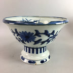 Japanese Sometsuke Haisen Sake Cup Washing Basin Meiji Era 1900 Porcelain PT818