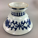 Japanese Sometsuke Haisen Sake Cup Washing Basin Meiji Era 1900 Porcelain PT818