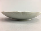 Japanese Sometsuke Porcelain Plate Vtg Floral Flower Vine Leaf Blue White PT488