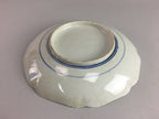 Japanese Sometsuke Porcelain Plate Vtg Floral Flower Vine Leaf Blue White PT488