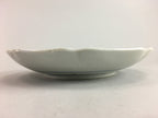 Japanese Sometsuke Porcelain Plate Vtg Floral Flower Vine Leaf Blue White PT489