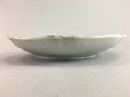 Japanese Sometsuke Porcelain Plate Vtg Floral Flower Vine Leaf Blue White PT490