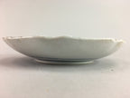 Japanese Sometsuke Porcelain Plate Vtg Floral Flower Vine Leaf Blue White PT490