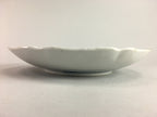 Japanese Sometsuke Porcelain Plate Vtg Floral Flower Vine Leaf Blue White PT491