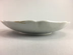 Japanese Sometsuke Porcelain Plate Vtg Floral Flower Vine Leaf Blue White PT491