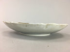Japanese Sometsuke Porcelain Plate Vtg Floral Flower Vine Leaf Blue White PT504