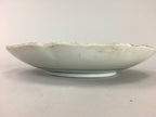 Japanese Sometsuke Porcelain Plate Vtg Floral Flower Vine Leaf Blue White PT504