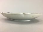 Japanese Sometsuke Porcelain Plate Vtg Floral Flower Vine Leaf Blue White PT504