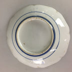 Japanese Sometsuke Porcelain Plate Vtg Floral Flower Vine Leaf Blue White PT505