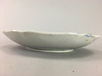 Japanese Sometsuke Porcelain Plate Vtg Floral Flower Vine Leaf Blue White PT506