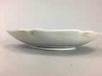 Japanese Sometsuke Porcelain Plate Vtg Floral Flower Vine Leaf Blue White PT506