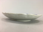 Japanese Sometsuke Porcelain Plate Vtg Floral Flower Vine Leaf Blue White PT507