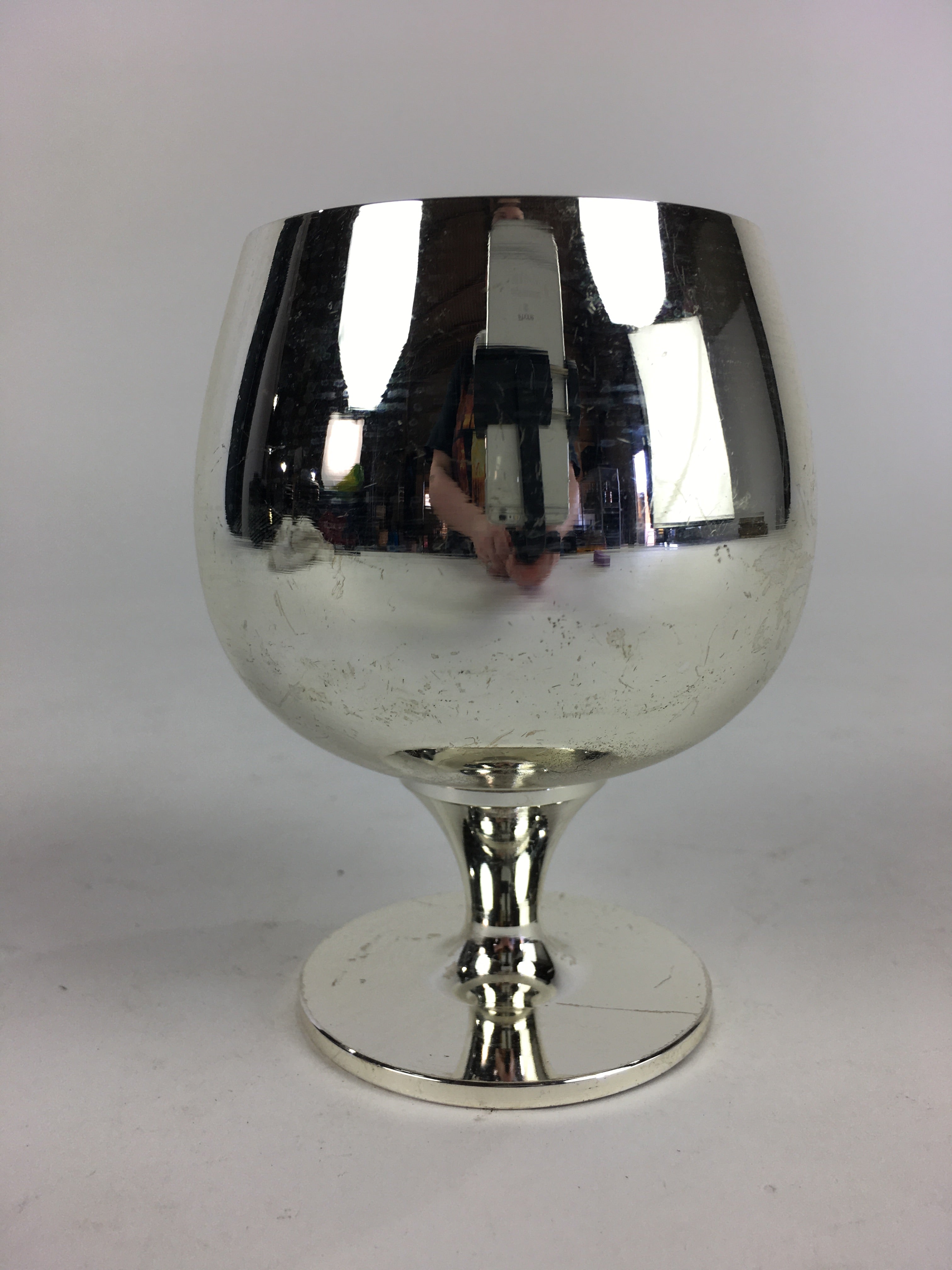 Japanese Sterling Silver Wine Glass Vtg Liquors Glass Wedding Present JK350