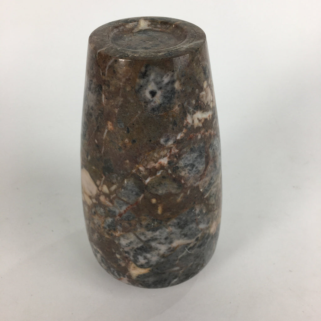 Japanese Stone Flower Vase Ikebana Arrangement Natural Marble Vtg Kabin FV912