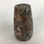 Japanese Stone Flower Vase Ikebana Arrangement Natural Marble Vtg Kabin FV912
