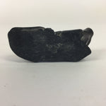 Japanese Stone Zodiac Cow Doll Vtg Lucky Charm Paperweight Figurine Black BD689