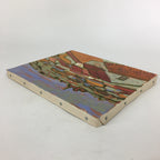 Japanese Sunset Over Town Oil Painting Picture Unframed Yoshihiro Hagino FL30