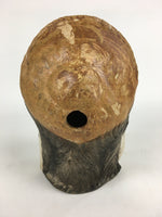 Japanese Tanuki Ceramic Raccoon Dog Shigaraki ware Statue Vtg Pottery BD728