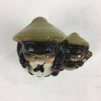 Japanese Tanuki Ceramic Raccoon Dog Shigaraki ware Vtg Pottery BD771