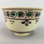 Japanese Tea Ceremony Bowl Inuyama ware Chawan Vtg Pottery Red GTB470