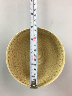 Japanese Tea Ceremony Bowl Ki Seto Ware Chawan Vtg Pottery Ceramic GTB321