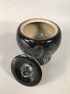 Japanese Tea Ceremony Ceramic Lidded Water Pot Mizusashi Vtg Pottery MS38