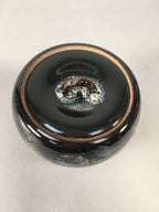 Japanese Tea Ceremony Ceramic Lidded Water Pot Mizusashi Vtg Pottery MS38