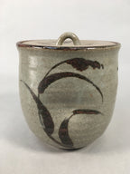 Japanese Tea Ceremony Ceramic Lidded Water Pot Mizusashi Vtg Pottery MS39