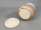 Japanese Tea Ceremony Ceramic Lidded Water Pot Mizusashi Vtg Pottery MS40