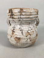 Japanese Tea Ceremony Ceramic Lidded Water Pot Mizusashi Vtg Pottery MS42