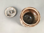 Japanese Tea Ceremony Ceramic Lidded Water Pot Mizusashi Vtg Pottery MS42