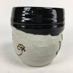 Japanese Tea Ceremony Ceramic Lidded Water Pot Mizusashi Vtg Pottery MS47